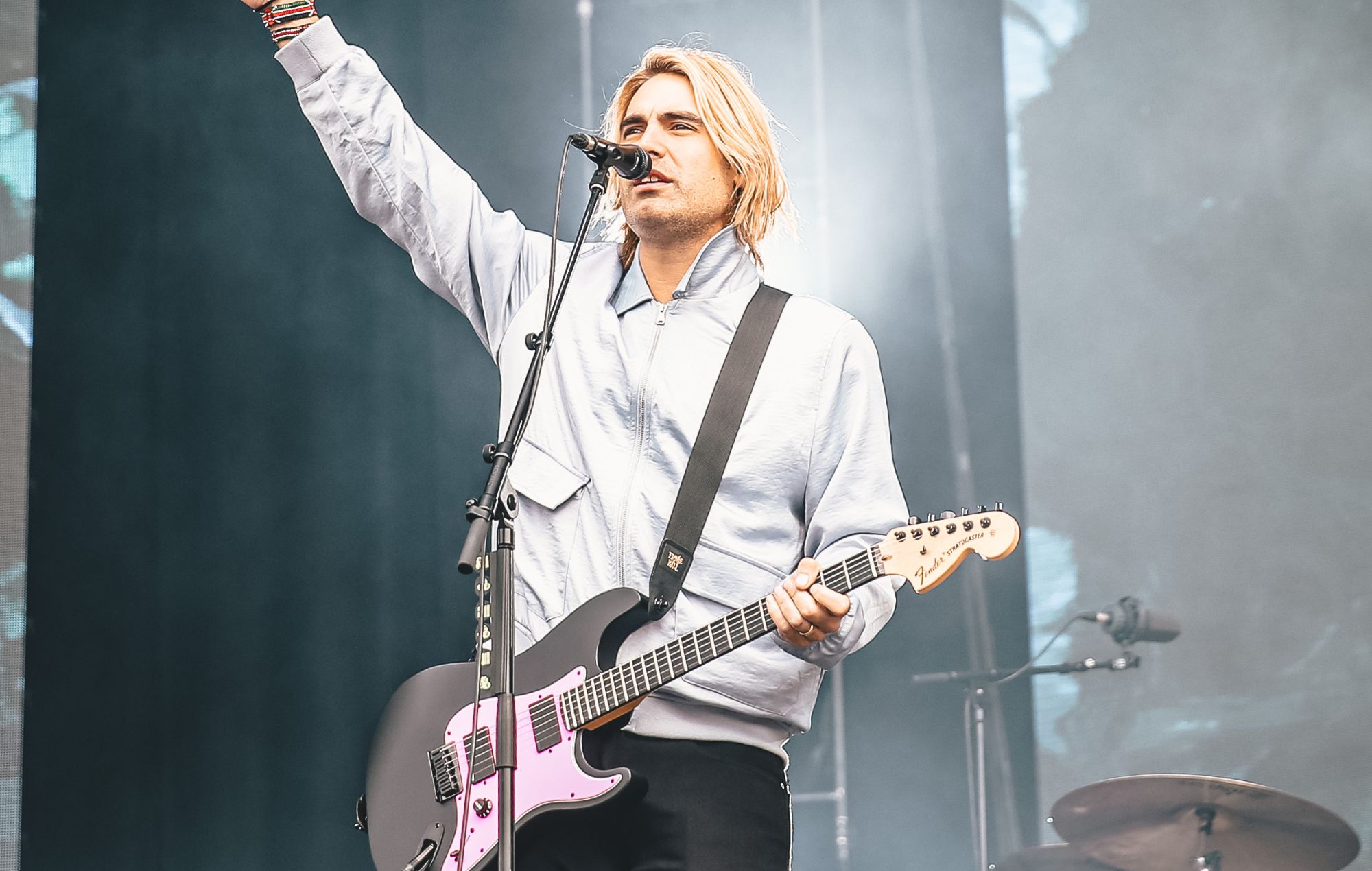 Charlie Simpson of Busted performs in 2023