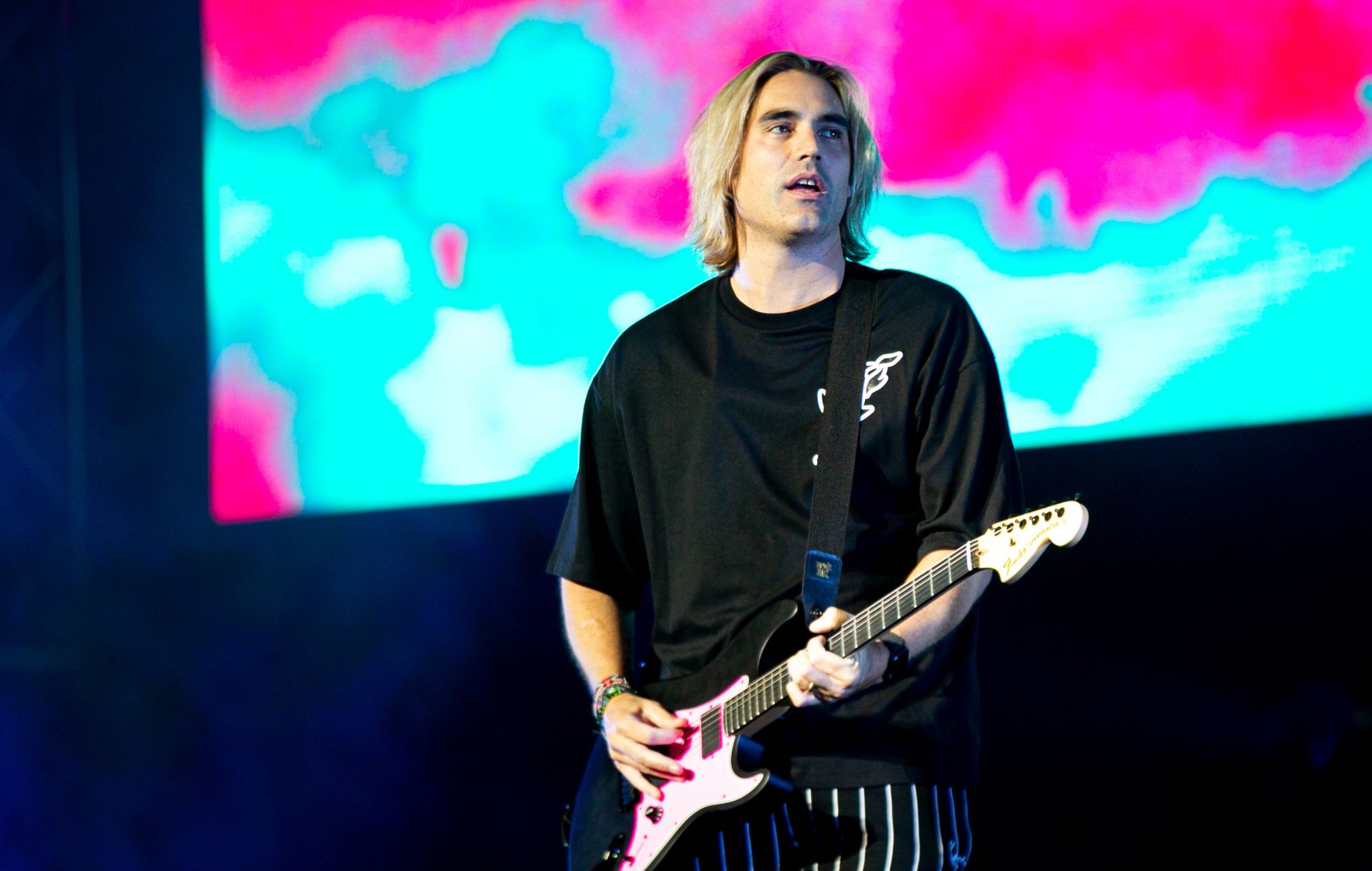 Charlie Simpson of Busted performs in 2023