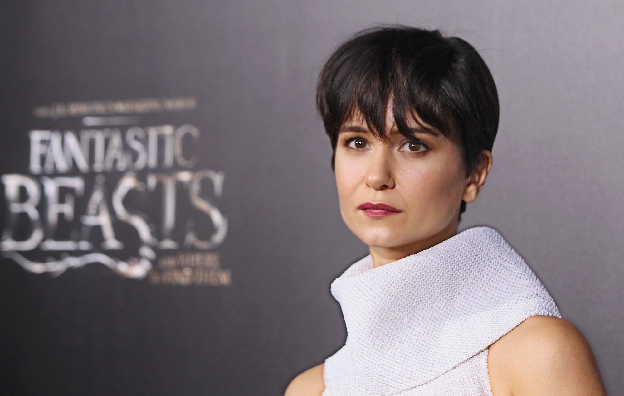 Katherine Waterston at the world premiere of ‘Fantastic Beasts And Where To Find Them’. 