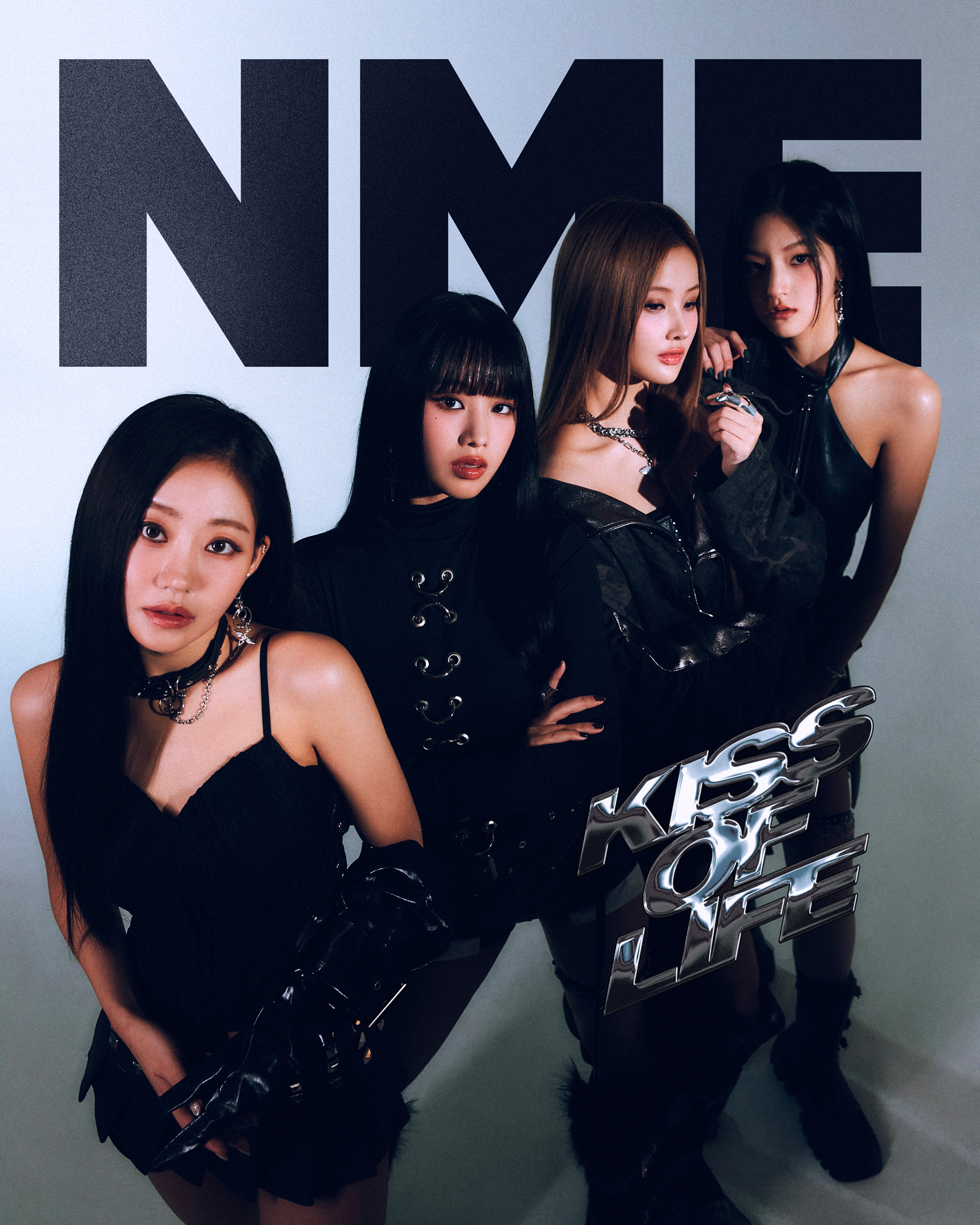 KISS OF LIFE on The Cover of NME (2024), photo by Ahn Hongje