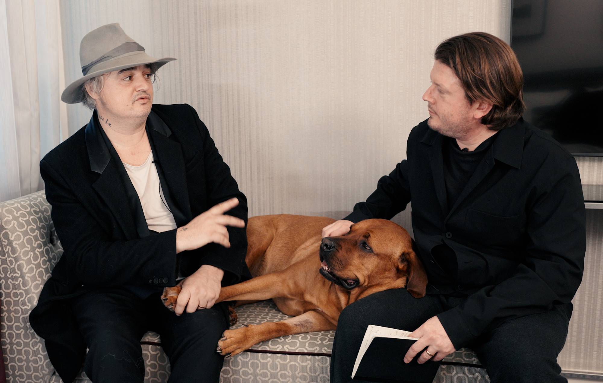 Pete Doherty in conversation with NME. Credit: NME